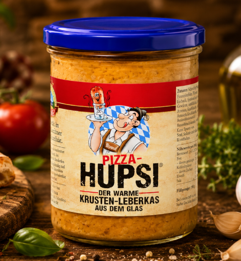 HUPSI Leberkas – Produkt- und Markeneindruck